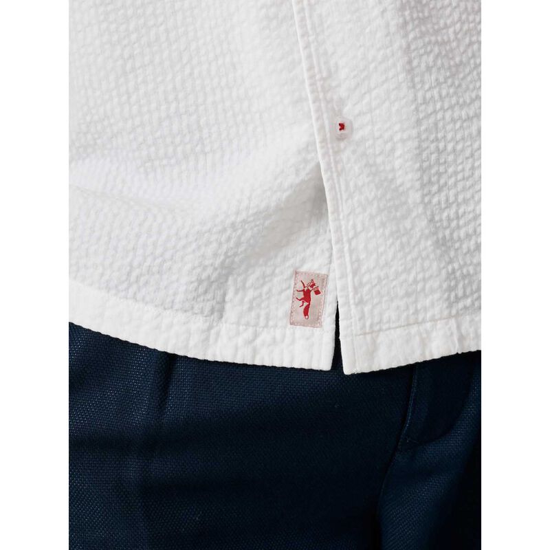 Aubin Brambling Seersucker Short Sleeved Shirt image number 2